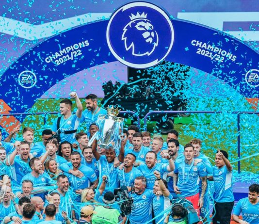 man city premier league champion 2021-22